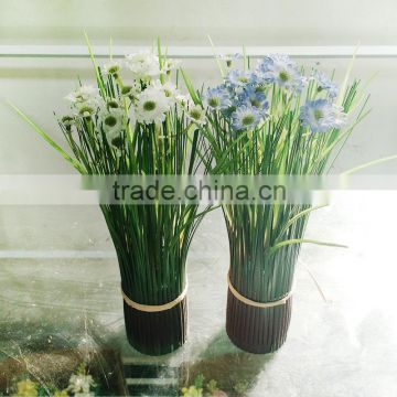 Onion Grass Artificial Marigold Flower Bonsai Plants Wholesale