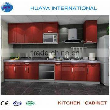 Modern Red Color Kitchen Cabinets China Cheap