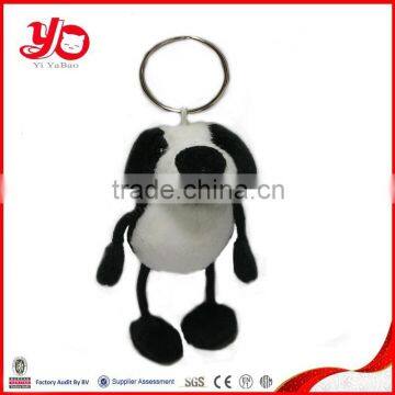 wholesale custom plush keychain dog toy, plush dog keychain