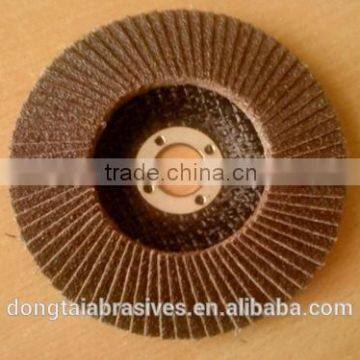 4 INCH ABRASIVES FLAP DISC with fiber glass for polishing and grinding