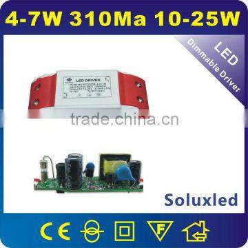 4-7W dimmable driver with pc box& open frame