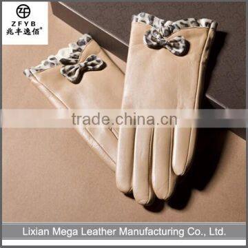 China Wholesale High Quality Lady Fashion Driver Leather Glove