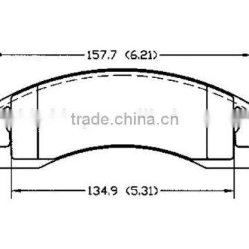 D945 OE No5093183AA for JEEP Chrysler front replacing brake pads