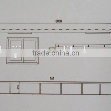 Mobile prefabricated container house/ container house drawing