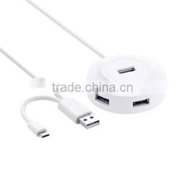 Cheapest 4 Ports Mini Media USB2.0 Hub for OEM Customer photo-5