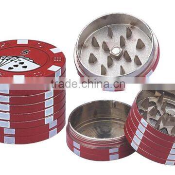 Metal herb grinder, tobacco grinder in 2 layers, herb grinder metal, diameter 42mm