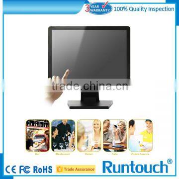 Runtouch RT-1500 TPV POS Systems15inch Touch Screen Monitor with Plastic Stand