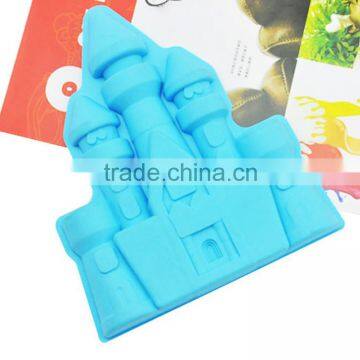 Non-toxic New Style Promotion Custom Castle Shape Silicone Ice Cube Tray photo-2