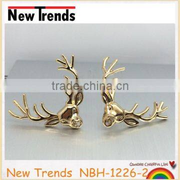New Styles Deer Brooch Lapel Pin for Men Multi Color