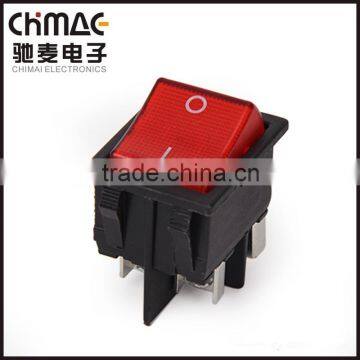 Double Pole Rocker Switch Black Kcd4 With Screws 16a Rocker Switch 250v T125 R11 photo-3