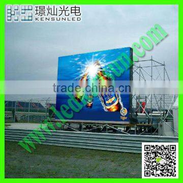 outdoor flexible hd led screen P10 rental full color