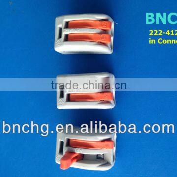 CE/CB/Rohs Approved 2poles 3poles 5poles plastic wire connector 222series wago
