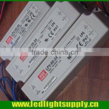 mean well switching power supply 24V water proof