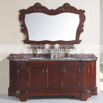 Luxury Antique Solid Wood Bathroom Vanity