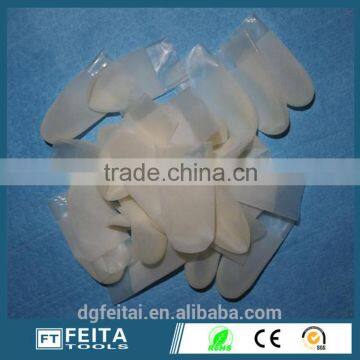 Anti Static Incision Transparent Latex Powder Free ESD Finger Cots photo-5