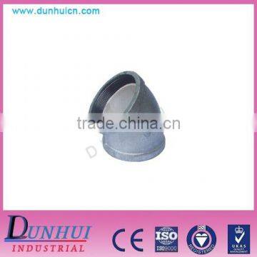 Malleable Casting Black Steel Pipe fitting elbows with Square Edge