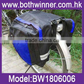 Bicycle seat back carry bag