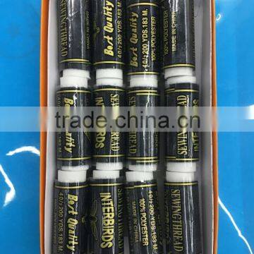 100%colorful Cotton Sewing Thread photo-2