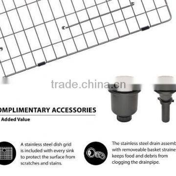 Kitchen Furniture American Canada Hot Sales Undermount Single Handmade Kitchen Sink With Cupc Certififcation photo-4