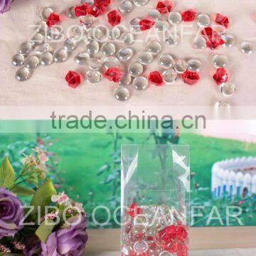 Round glass gems,acrylic beads for decoration