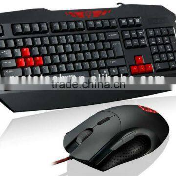 Wired gaming keyboard mouse combo