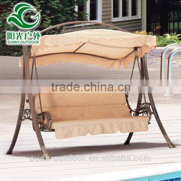 European style swing chair garden swing hanging chair cushions high quality