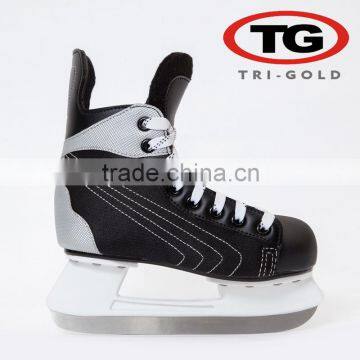 Custom design Classic Stainless steel runner ice hockey skates, ice hockey shoes for ice rink