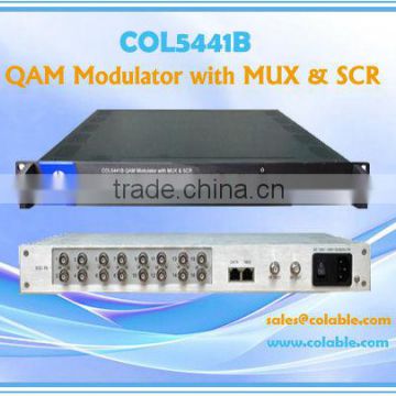 High integrated device,Rf modulator,IP modulator,dvb-c modulator with multiplexer & scrambler COL5441B