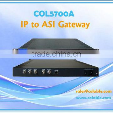 COL5700A IP to ASI Gateway/IP to TS stream/IP Gateway