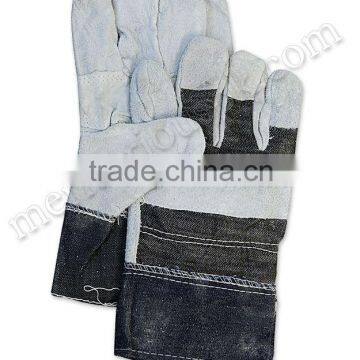 Black Leather Working Gloves