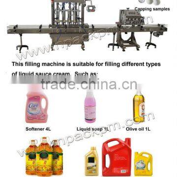 100-1000ml cosmetic cream filling machine, cream lotion filler