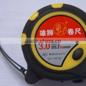 Rubber cover measuring tape