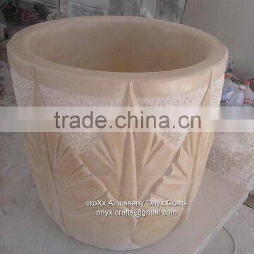 Verona Carvedf Wholesale Marble Planters