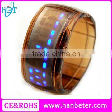 Best Selling Colorful Blinking Light Touch Operated Led Touch Screen Watch