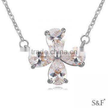 17404 Small Order heart diamond necklace