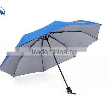 Color UPF>50 Sun Protection umbrella Folding Umbrella with flashlight LED umbrella