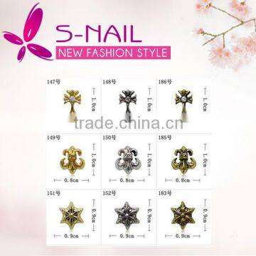 Most popular Punk alloy nail art decoration, metal nail art