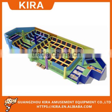 China manufacturer trampoline park playground with ball pool, newest games