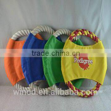 Pet toy frisbee hot sale nylon frisbee for dog