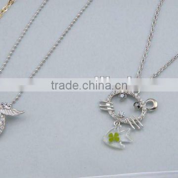 Korean leaf lucky clover jewelry