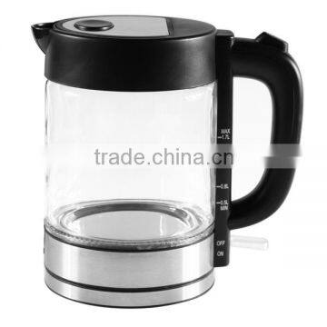 1.7L electric glass water kettle