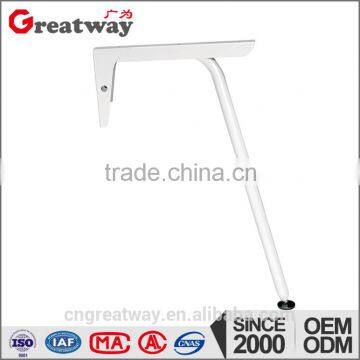 new design L- shape steel leg for Affordable meeting table/offcie desk/luxury T shape supporting leg(QF-103)