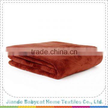 Most popular attractive style fleece throw micro plush blankets from China