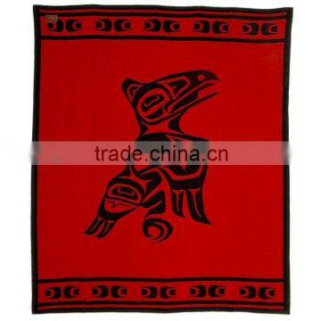 Polar Fleece plate scream printing blanket for promtion