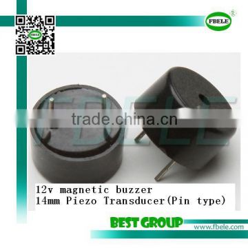 hot sell 12v 80DB 14mm magnetic buzzer FBPT1410