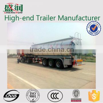 Cheap price petrol 3 axle oil Fuel tank semi trailer , 45000 liters Oil Fuel Tanker Trailer for sale