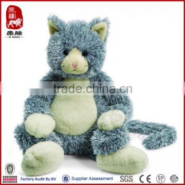 Custom Stuffed Toys Grey Plush Cat Singing Cat