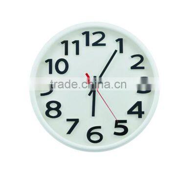 10 inch promotional 3D decorative plastic wall clock