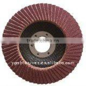 100mm Grit size 80# AO flap disc for metal weld seam removal