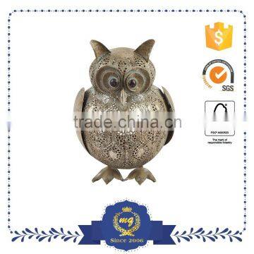 2015 New Fashion Metal Owl Candle Holder